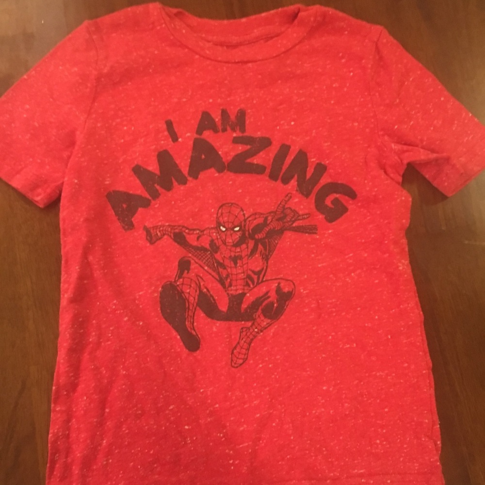 Boys short sleeve Spider Man shirt